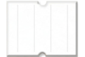 Garvey G 2117 Punch Hole White Label for Towa®* 2 Line, Jolly, Hallo, Freedom & Impressa Labelers is a general purpose adhesive.